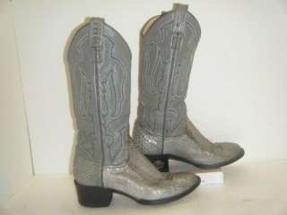 Ladies Tony Lama Snake Skin Boots sz 5.5C (#9838)  