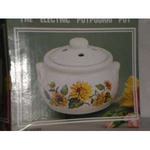  Electric Potpourri Pot, Flower Design, Approx. 4 X 4 X 4 
