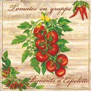  Tomates En Grappe   Poster by Noel Romero (11.75 x 11.75 