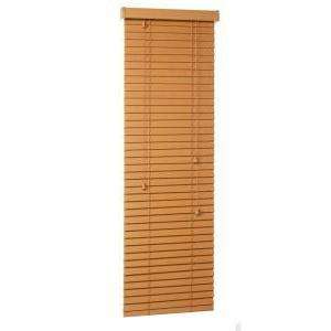 Lot of 2 Bali Today 2 Privacy Faux Wood Blind in 27 x 72 in Honey 