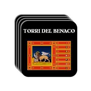   Region, Veneto   TORRI DEL BENACO Set of 4 Mini Mousepad Coasters