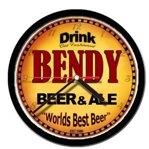  BENDY beer and ale cerveza wall clock 