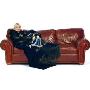  San Diego Padres Comfy Throw Blanket With Sleeves   Smoke 