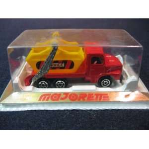  Red and Yellow, Diecast #222 Multi Benne Service truck on 