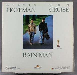 Laser Disc Movie Rain Man Dustin Hoffman Tom Cruise  
