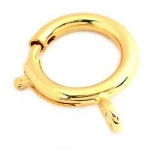  Gold Plated Spring Ring Jewelry Clasp Finding 18mm Arts 