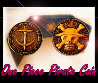 One Piece Anime Cosplay Luffy Pirate Treasure Coin Toei  