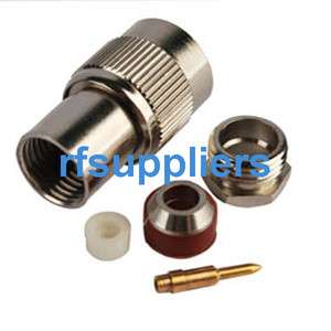 TNC Clamp Plug RF coaxial connector for LMR240 RG59  