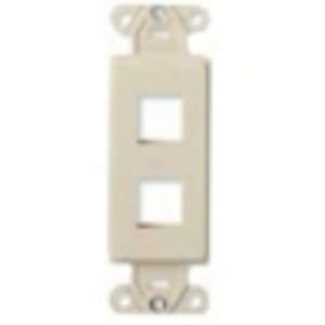  Leviton 41642 00B INSERT 2 PORT DECORA BR