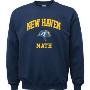  New Haven Chargers Navy Youth Math Arch Crewneck 