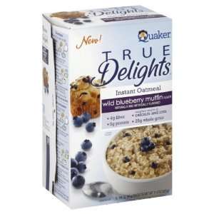   Delights Wild Blueberry Muffin Instant Oatmeal, 11.2 oz (Pack of 3