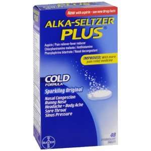  PACK OF 3 EACH ALKA SELTZER PL COLD TAB 48TB PT#1650050589 