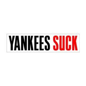  Yankees Suck   Window Bumper Sticker Automotive