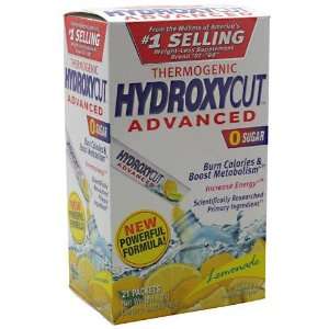  Hydroxycut Thermogenic Hydroxycut Advanced, Lemonade, 21 