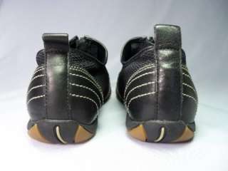 MERRELL BARRADO Black Leather Mesh Comfort Flat Shoes Womens Size US 