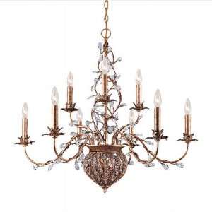  Bethany Etruscan Gold Chandelier