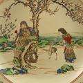 Fine Japanese Satsuma Charger Exquisite Painting  