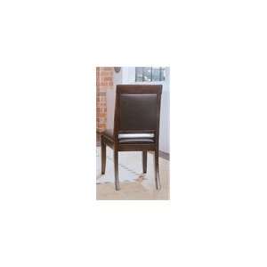  American Drew Tribecca Leather Side Chair   Set of 2