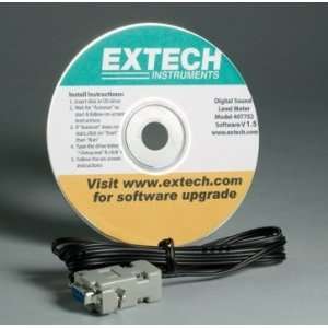    Extech 407752 SOFTWARE & CABLE for 407750/451104