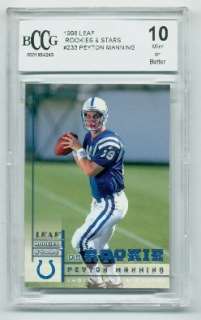 You are bidding on a 1998 Leaf Rookies & Stars Peyton Manning Rookie 