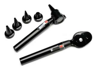 Lumiscope Basic Ophthalmoscope Otoscope Set Kit Specula  