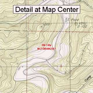   Map   Elk City, Oregon (Folded/Waterproof)