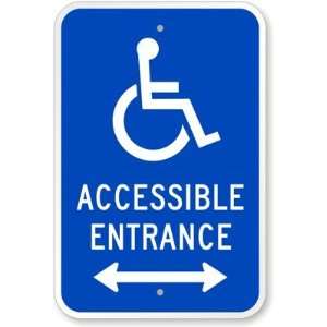  Accessible Entrance (Bidirectional Arrow) (with Graphic 