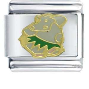  Hula Hippo Birthstones Jewelry Italian Charm Pugster 