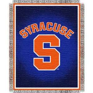  Syracuse Orange NCAA Woven Jacquard Throw Blanket Beauty