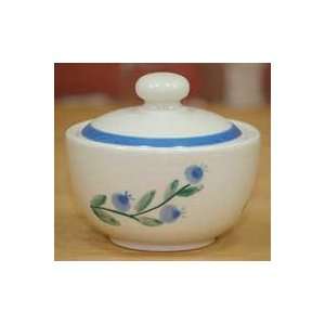 WILD BLUEBERRY COVERED SUGAR BOWL WITH LID Kitchen 