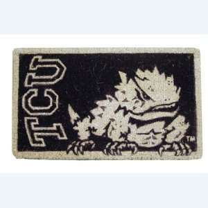  Texas Christian Horned Frogs NCAA Bleached Welcome Mat (18 