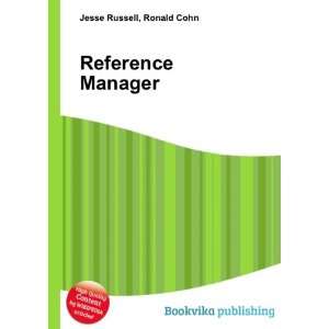  Reference Manager Ronald Cohn Jesse Russell Books