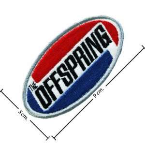 com The Offspring Music Band Logo Ii Embroidered Iron on Patches Free 