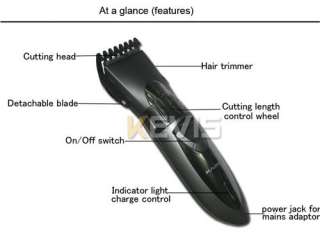 Wet/Dry Handy Electric Shaver Razor Hair Clipper shower 001  