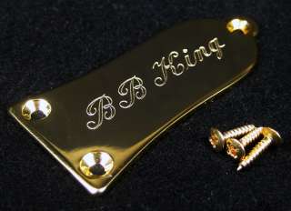 Gold Solid Metal Epiphone BB King Truss Rod Cover Fit Gibson ES 335 