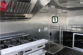   5X16 Enclosed Concession Food Vending BBQ Trailer W/ Equipment  