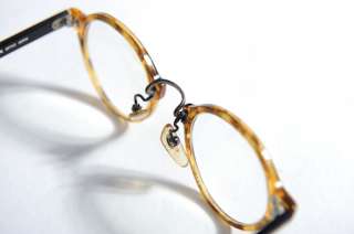 Vintage OLIVER PEOPLES Eye Glasses + Clip On Shades + Case Sunglasses 