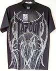 Affliction Mens Thermal Shirt Reversible Red & Black/Red Extra Large 