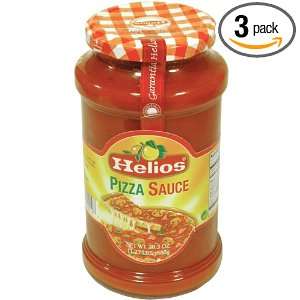 Helios Pizza Sauce, 20.11 Ounce Glass Grocery & Gourmet Food