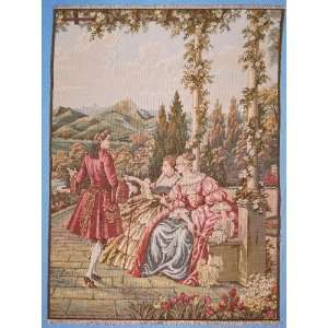  Italian Women Sitting on a Bench Tapestry
