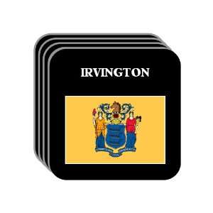  US State Flag   IRVINGTON, New Jersey (NJ) Set of 4 Mini 