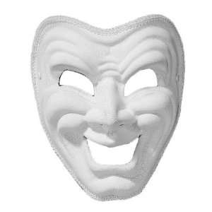  Forum Novelties 65623F White Comedy Mask