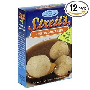 Streits Onion Soup With Matzo Ball, 4.75 Ounce Units (Pack of 12 