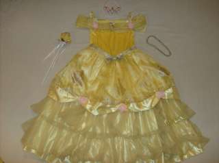 Disney Princess Belle costume girl dress 10 Deluxe  