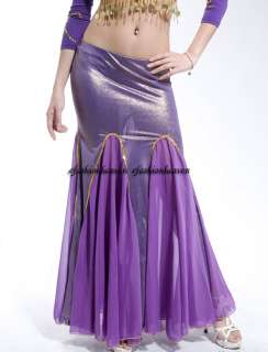 Sexy belly dance Costume fishtail  skirt  Dress 9  