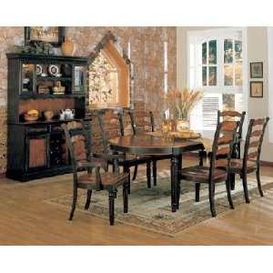   Room Set in Brown /Black Finish Coaster Dining Room Sets Furniture