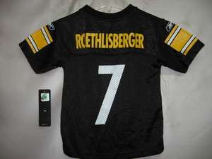 NFL Kids Jersey Steelers Ben Roethlisberger B Size 5/6*  