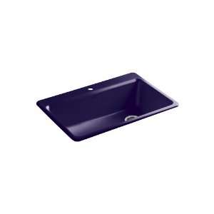 KOHLER K 5871 1 30 Riverby Self Rimming Single Basin Kitchen Sink with 