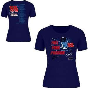   Collection Dale Earnhardt, Jr. National Guard Ladies 2009 Schedule Tee