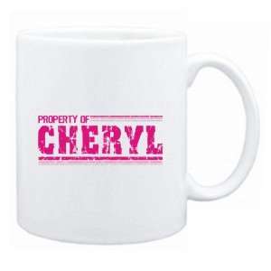  New  Property Of Cheryl Retro  Mug Name